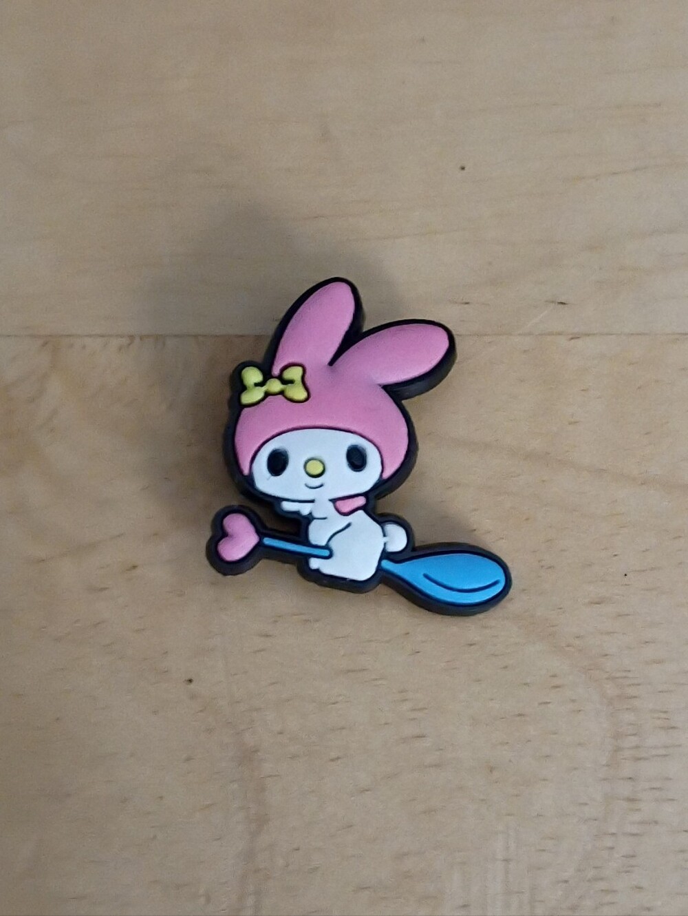 10 for $10 Jibbitz Croc Charms - Sanrio My Melody on Blue Spoon w/ Heart - New